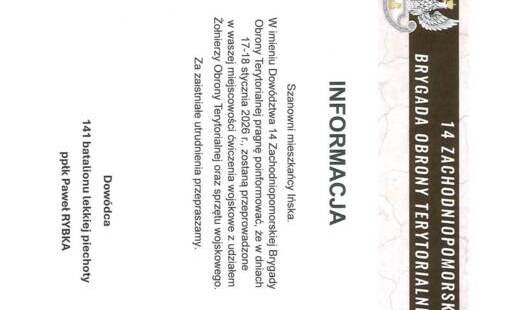 Zdjęcie do Ćwiczenia wojskowe