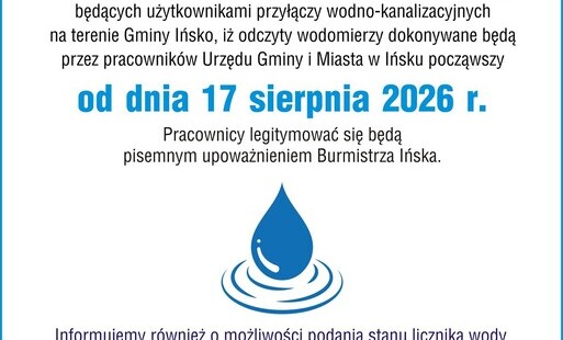 Zdjęcie do Odczyty wodomierzy 