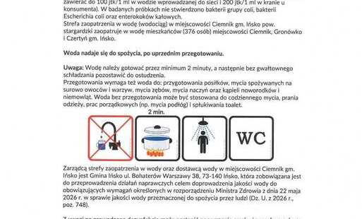 Zdjęcie do Wodociąg Ciemnik, Czertyń, Gron&oacute;wko